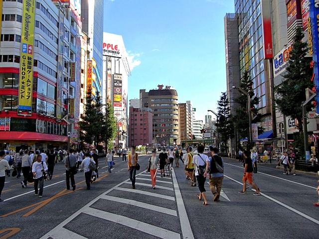 東京の街の風景